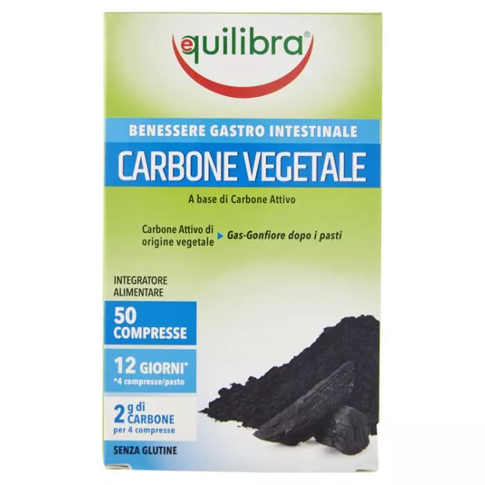 Gonfiore intestinale rimedi Carbone vegetale 100 compresse