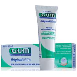 sunstar italiana srl gum original white dentif 75ml, bianco