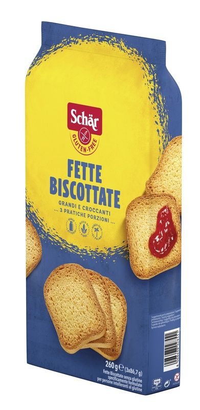 SCHAR FETTE BISCOTTATE 3X86,7G