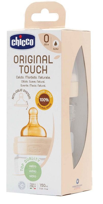 Chicco Biberon Benessere Caucciù 150ml