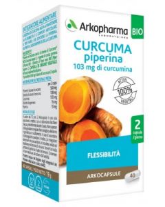 Arkocps Curcuma+pip Bio 40cps