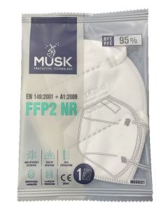 MUSK MASCHERINA FFP2 WHITE10PZ