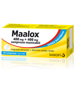 Maalox*s/z 30cpr Limo400+400mg