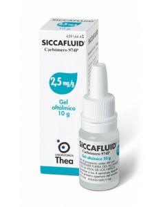 Siccafluid*gel Oft 10g 2,5mg/g