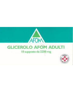 Glicerolo Afom*ad 18supp2250mg
